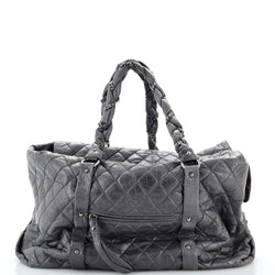 Chanel Lady Braid Shopping Tote Quilted