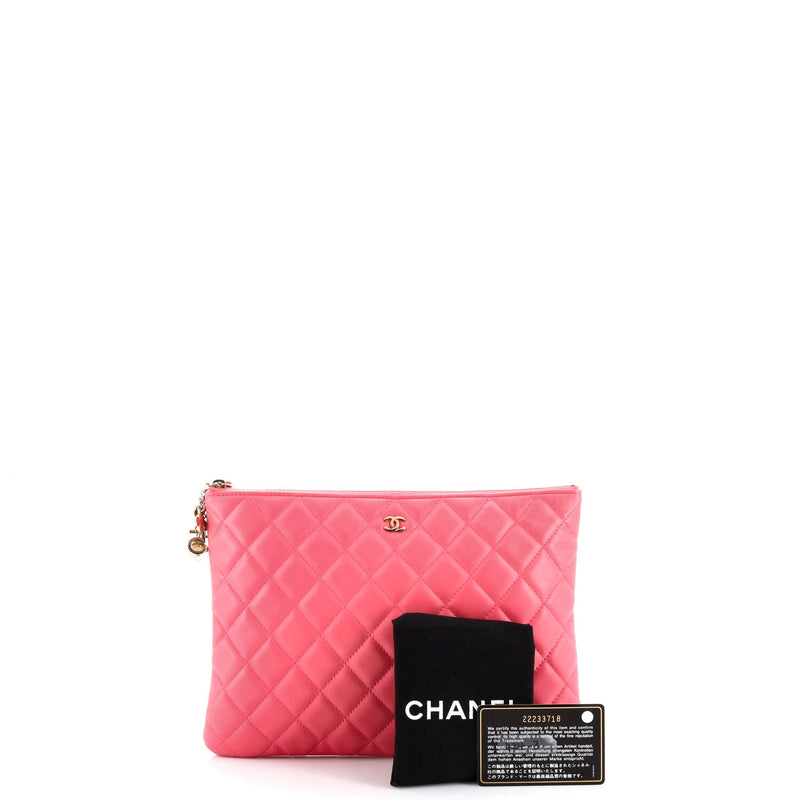Chanel Cc Casino O Case Clutch Quilted