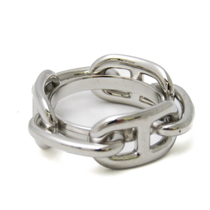 Hermes Metal Scarf Ring Silver Lugate