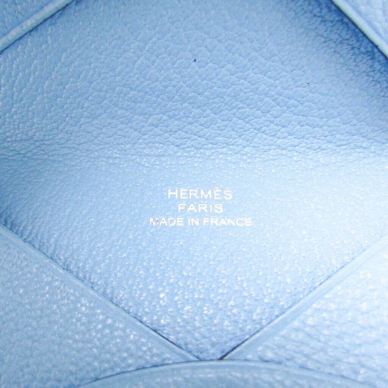Hermes Calvi Chevre Leather Card Case