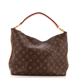 Louis Vuitton Sully Handbag Canvas Pm