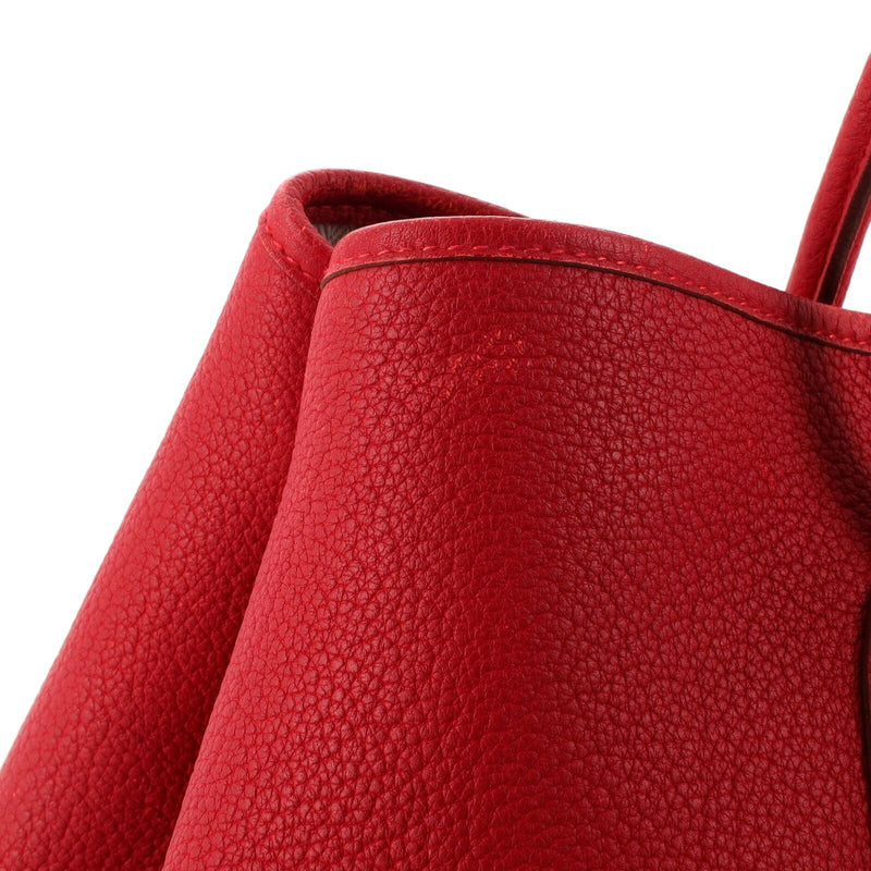 Hermes Garden Party Tote Leather 36 Red