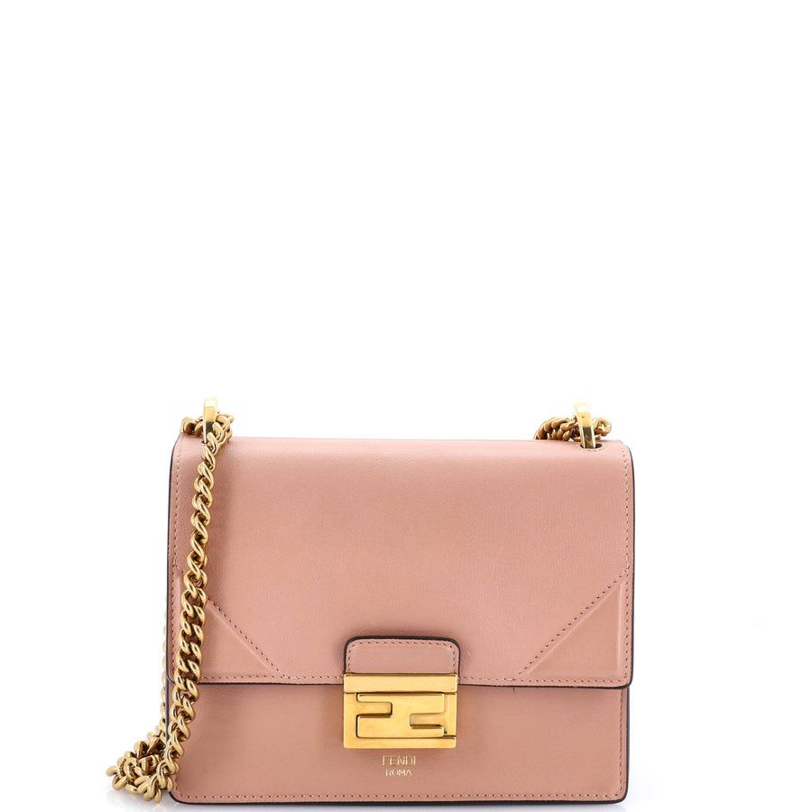 Fendi Kan U Shoulder Bag Leather Small