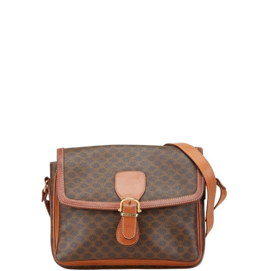 Celine Vintage Duffle Bag Macadam Coated