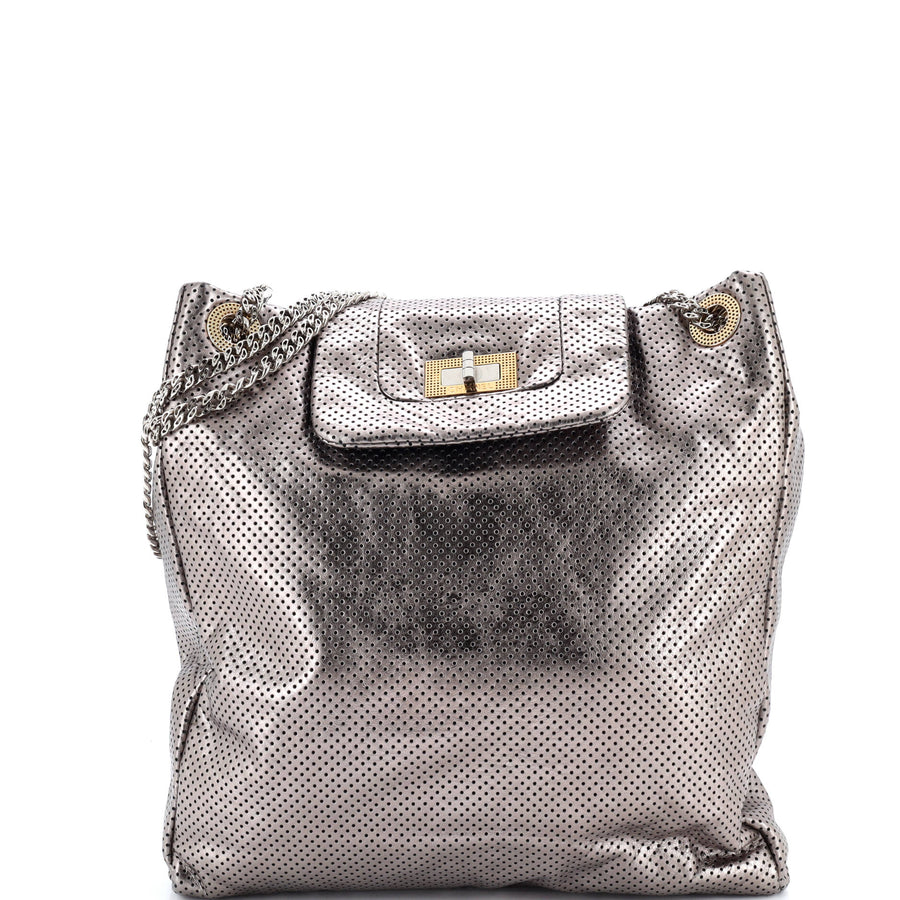 Chanel Drill Tote Perforated Leather