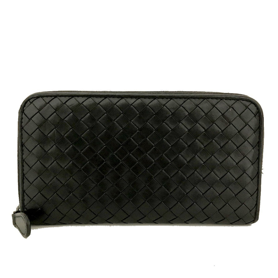 Bottega Veneta Intrecciato Lambskin Zip