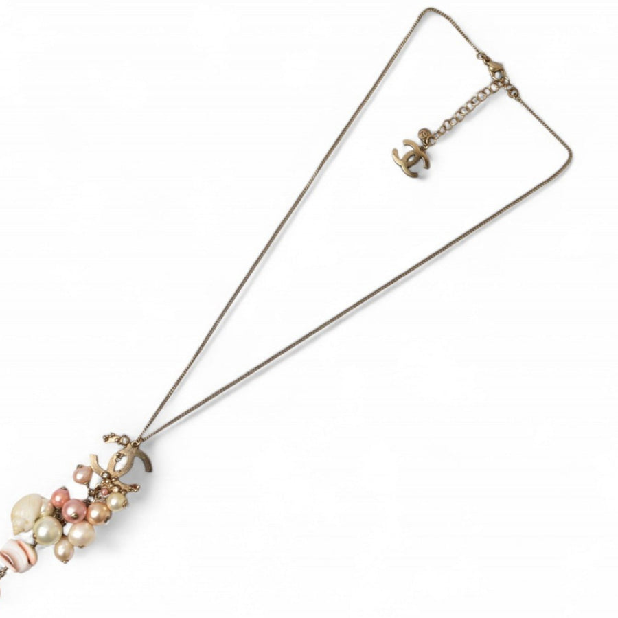 Chanel Pendant Necklace Metal And