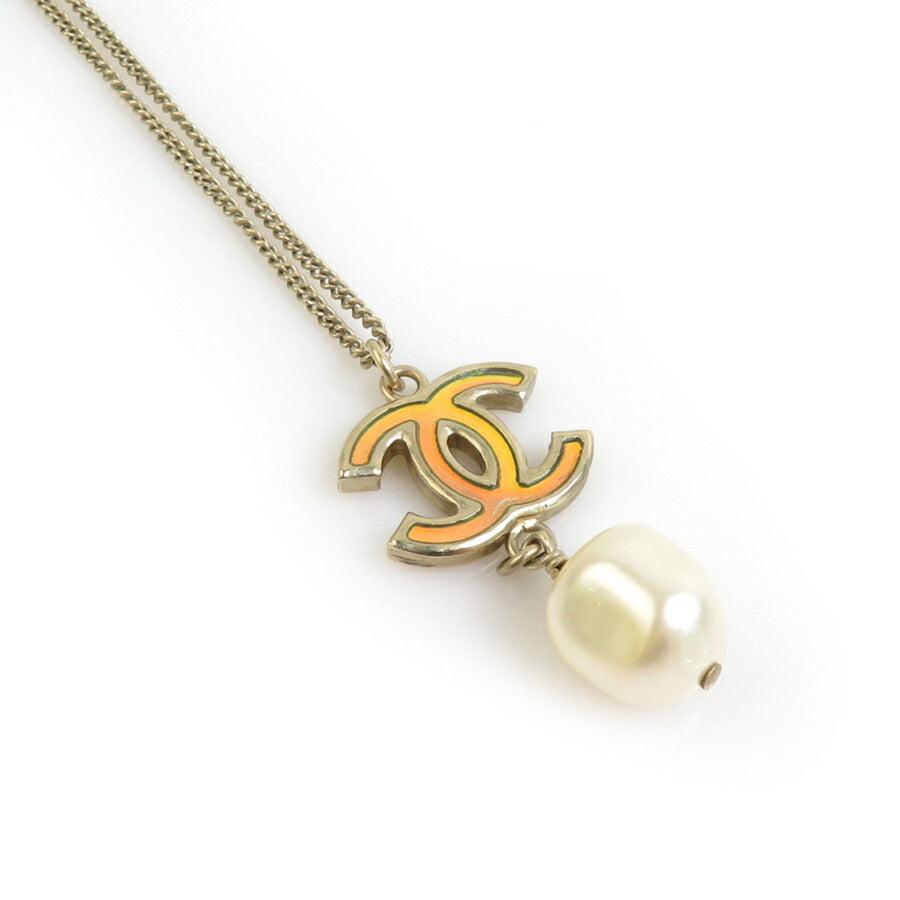 Chanel Pendant Necklace Metal And