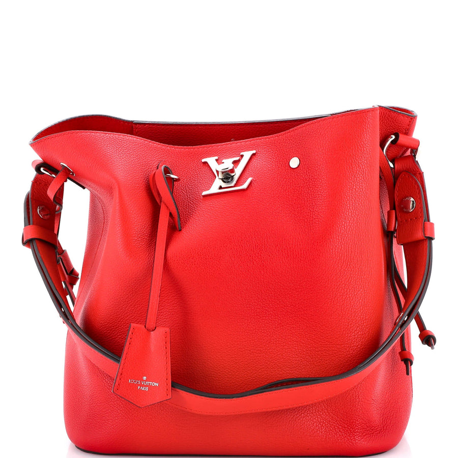 Louis Vuitton Lockme Bucket Bag Leather