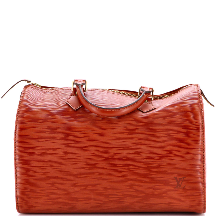 Louis Vuitton Speedy Handbag Epi Leather