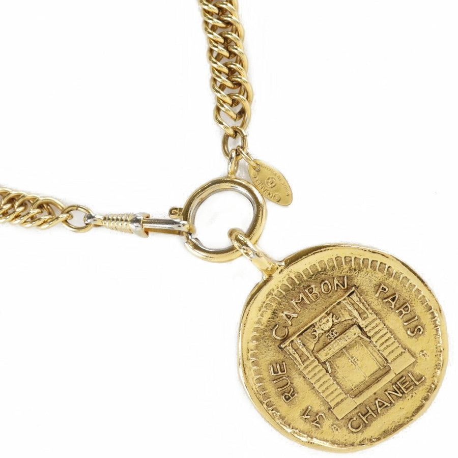 Chanel Vintage Cambon Pendant Necklace