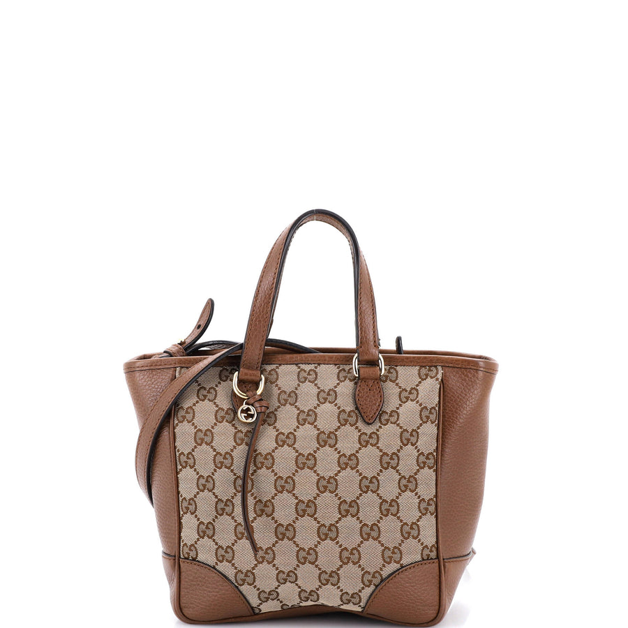 Gucci Bree Convertible Tote Gg Canvas