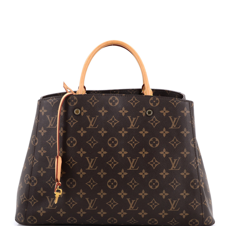 Louis Vuitton Montaigne Handbag Canvas
