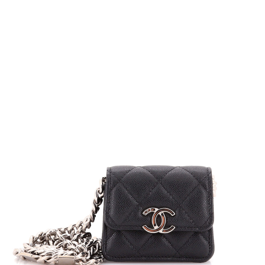 Chanel Coco Enamel Strap Flap Clutch