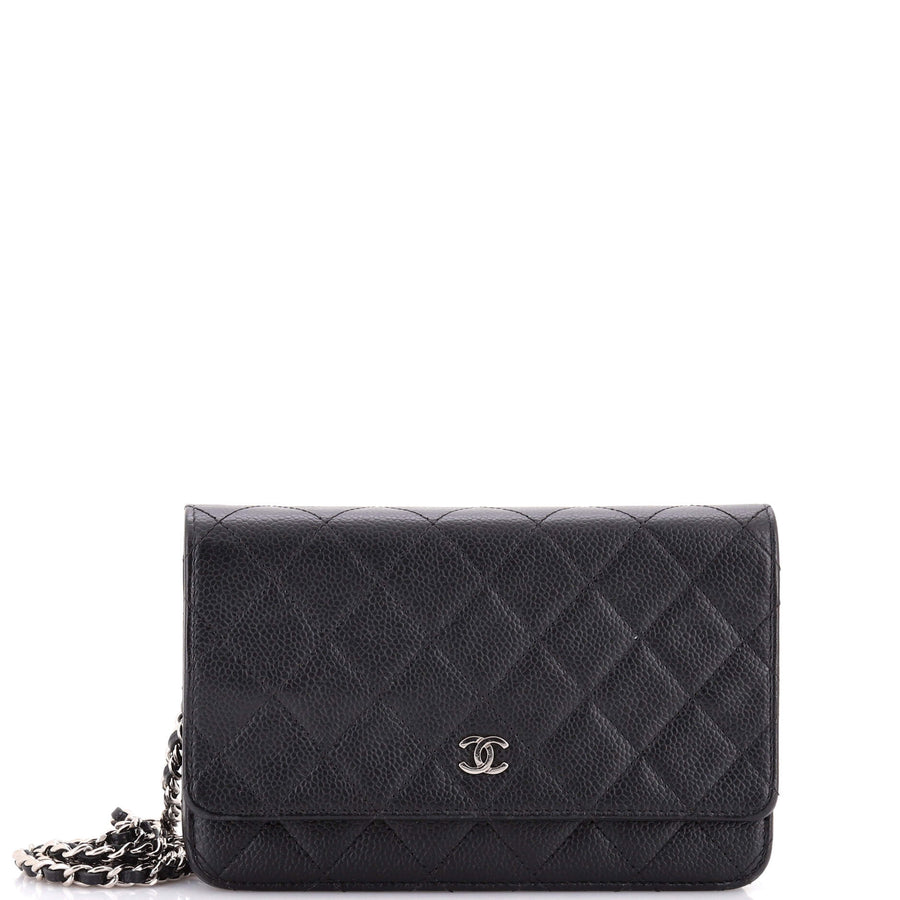 Chanel Wallet On Chain Quilted Caviar