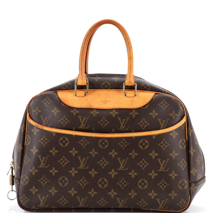 Louis Vuitton Deauville Handbag Canvas