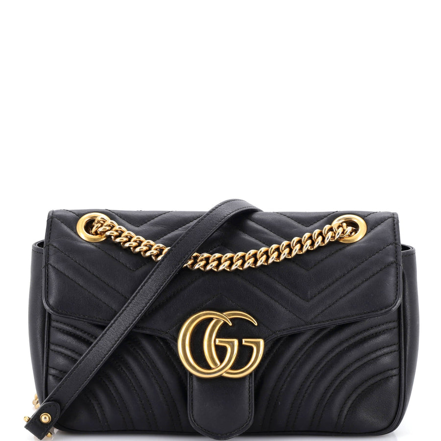 Gucci Gg Marmont Flap Bag Matelasse