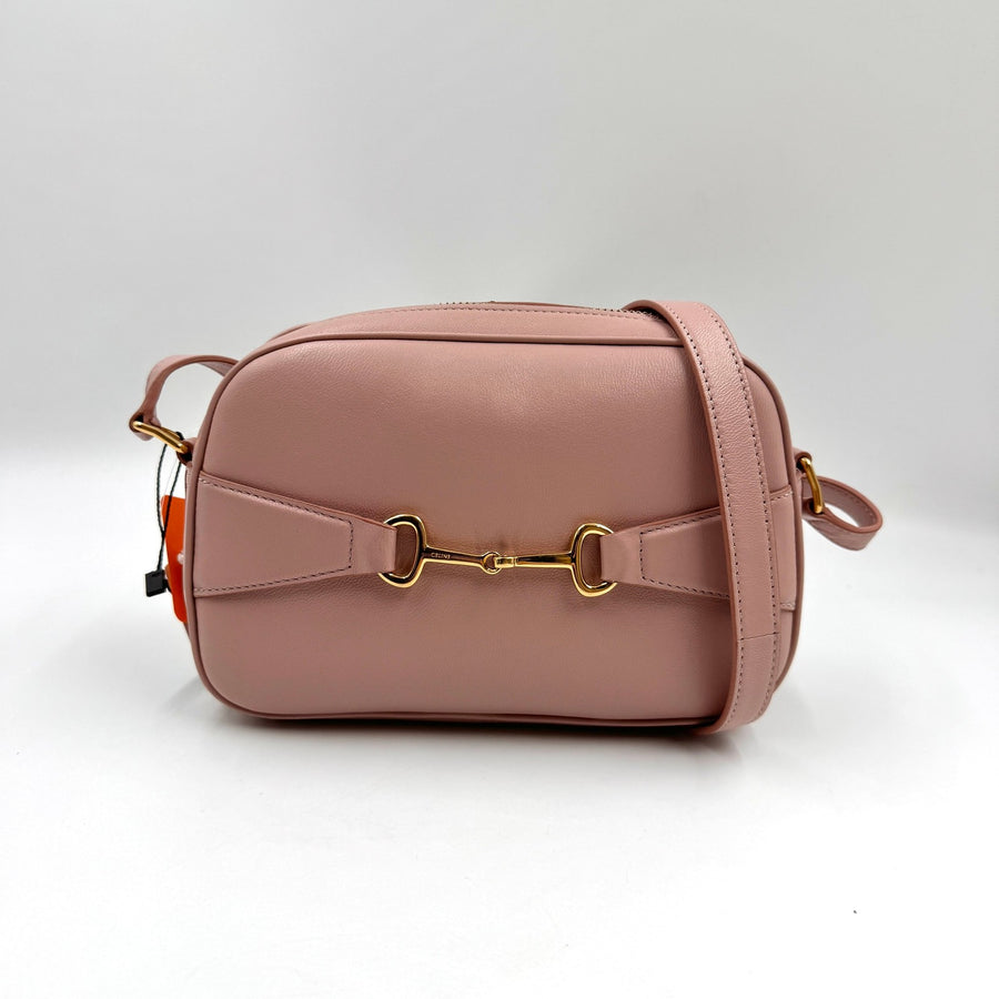 Pre-Owned Celine Crecy Pink Leather