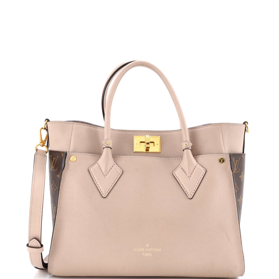 Louis Vuitton On My Side Tote Leather