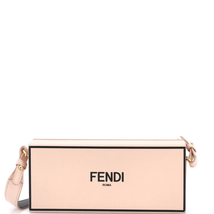 Fendi Logo Horizontal Box Crossbody Bag