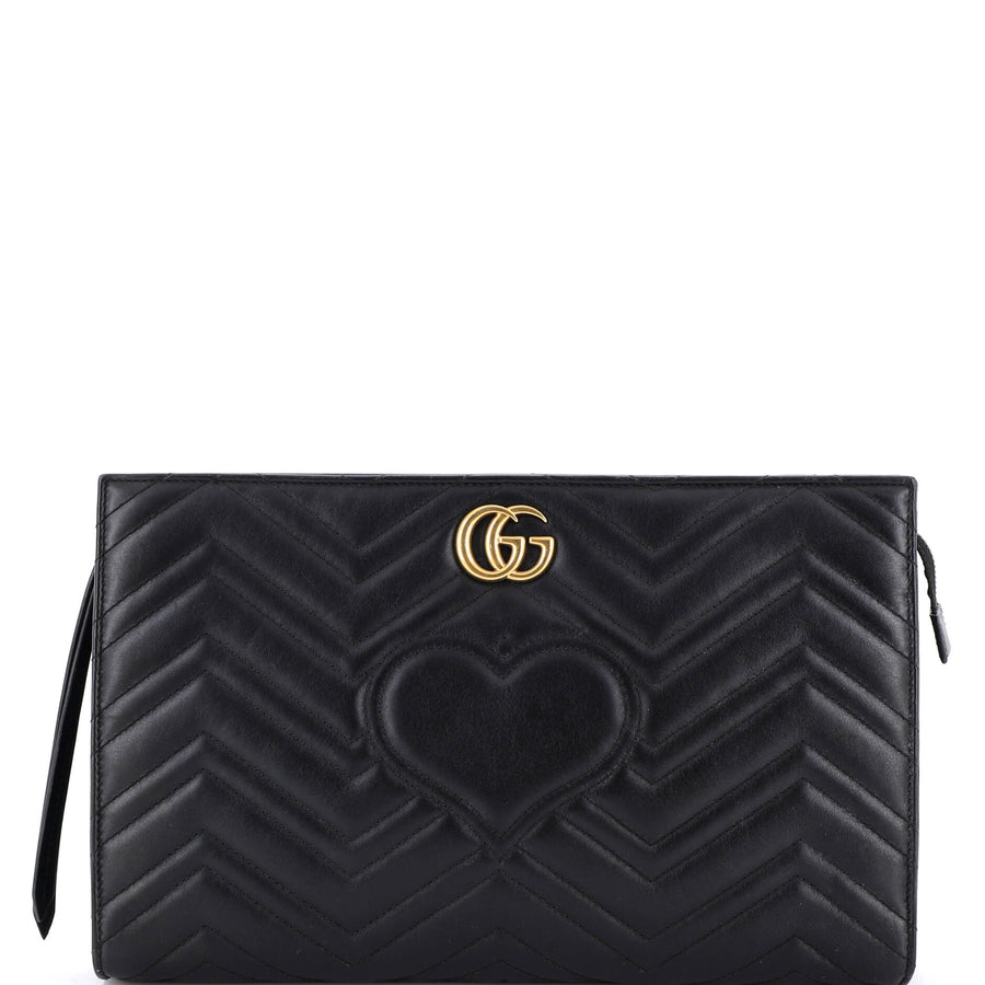 Gucci Gg Marmont Clutch Matelasse