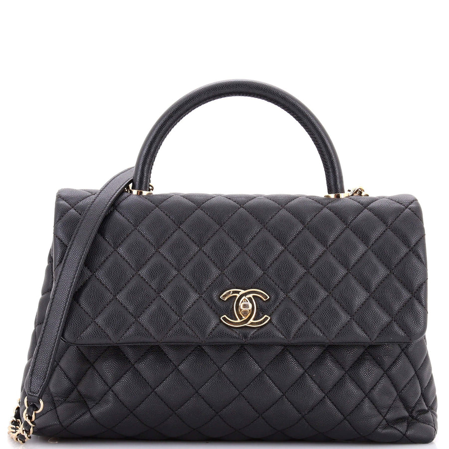 Chanel Coco Top Handle Bag Quilted