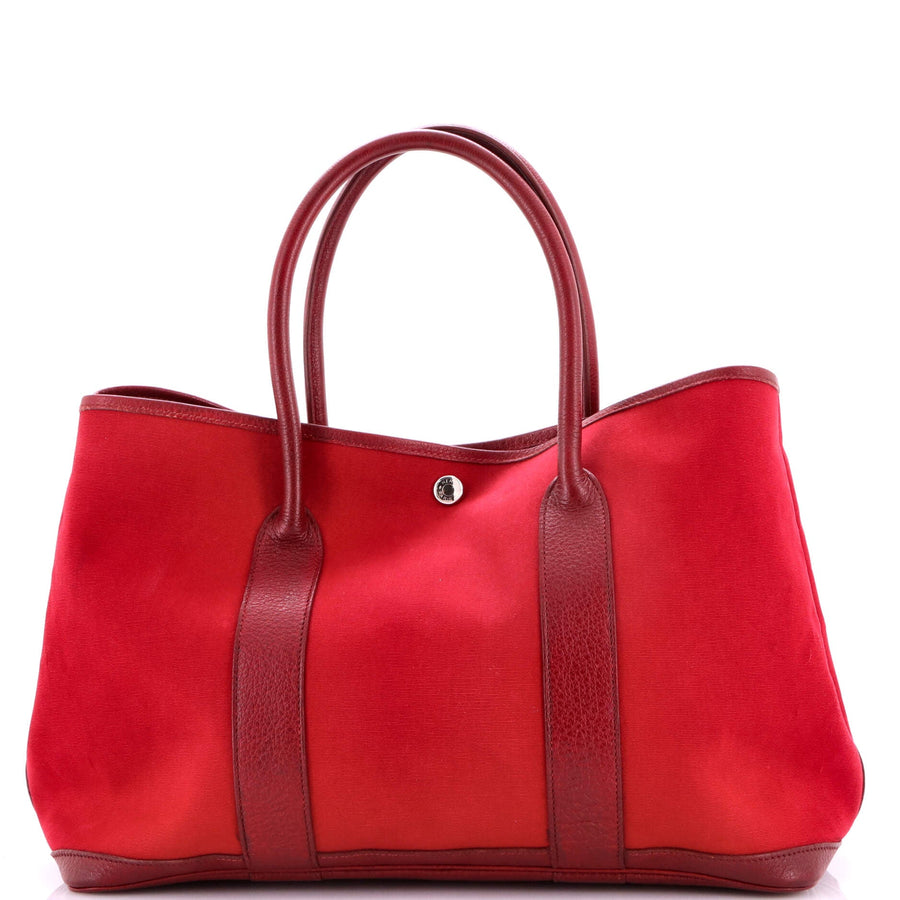 Hermes Garden Party Tote Toile And