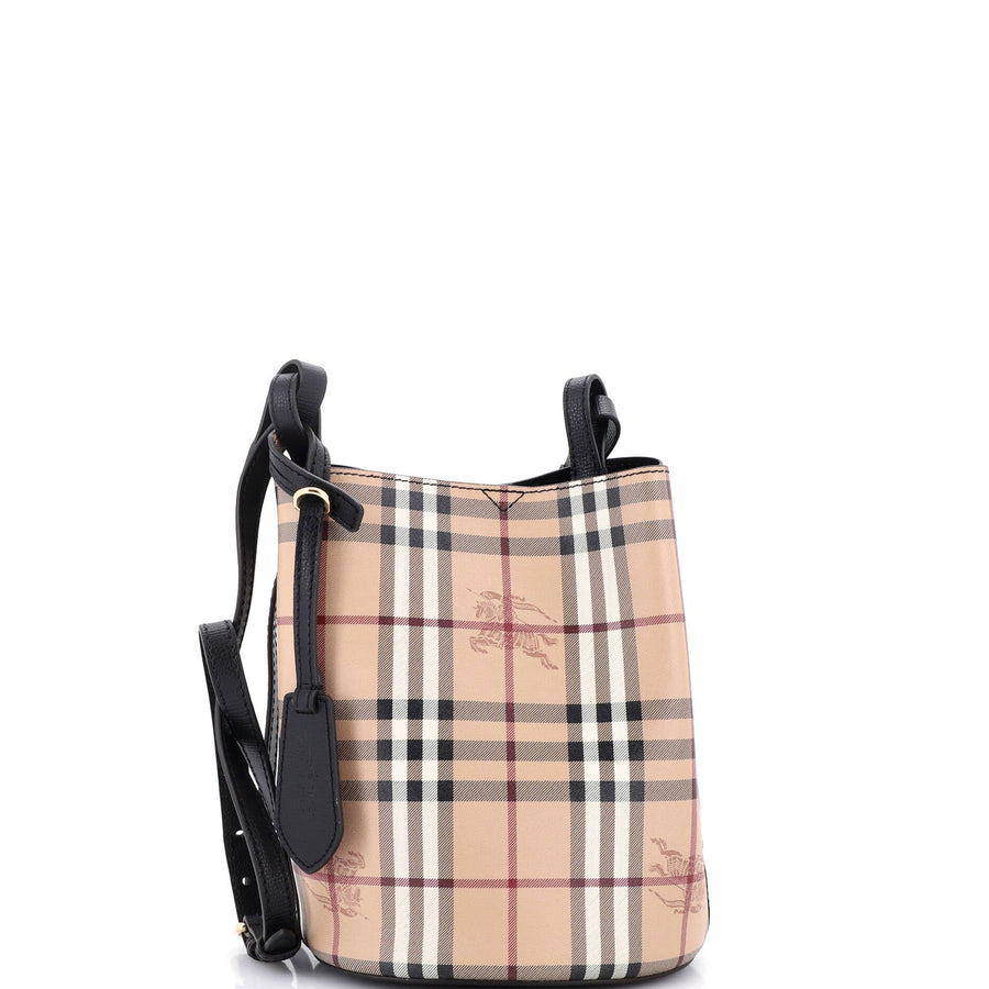Burberry Lorne Bucket Bag Haymarket
