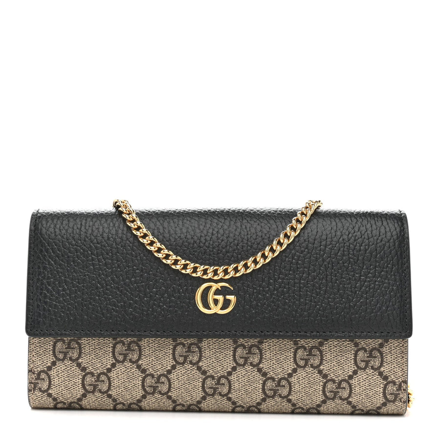 Gucci Dollar Calfskin Gg Supreme Petite