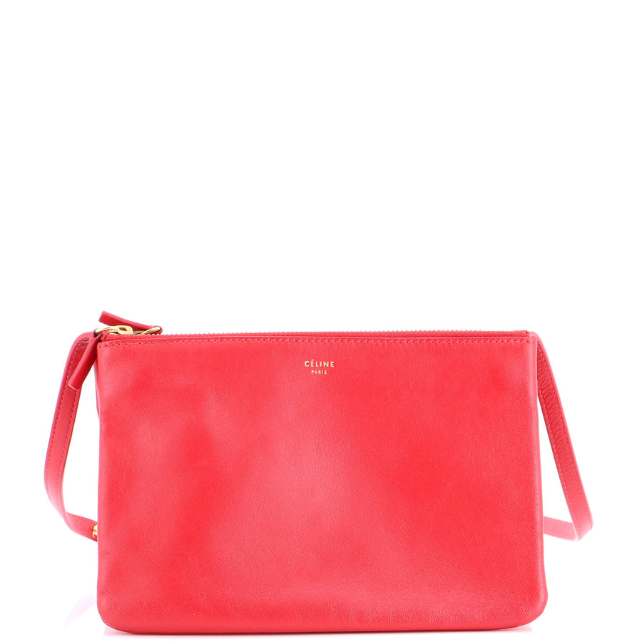 Celine Trio Crossbody Bag Leather Small