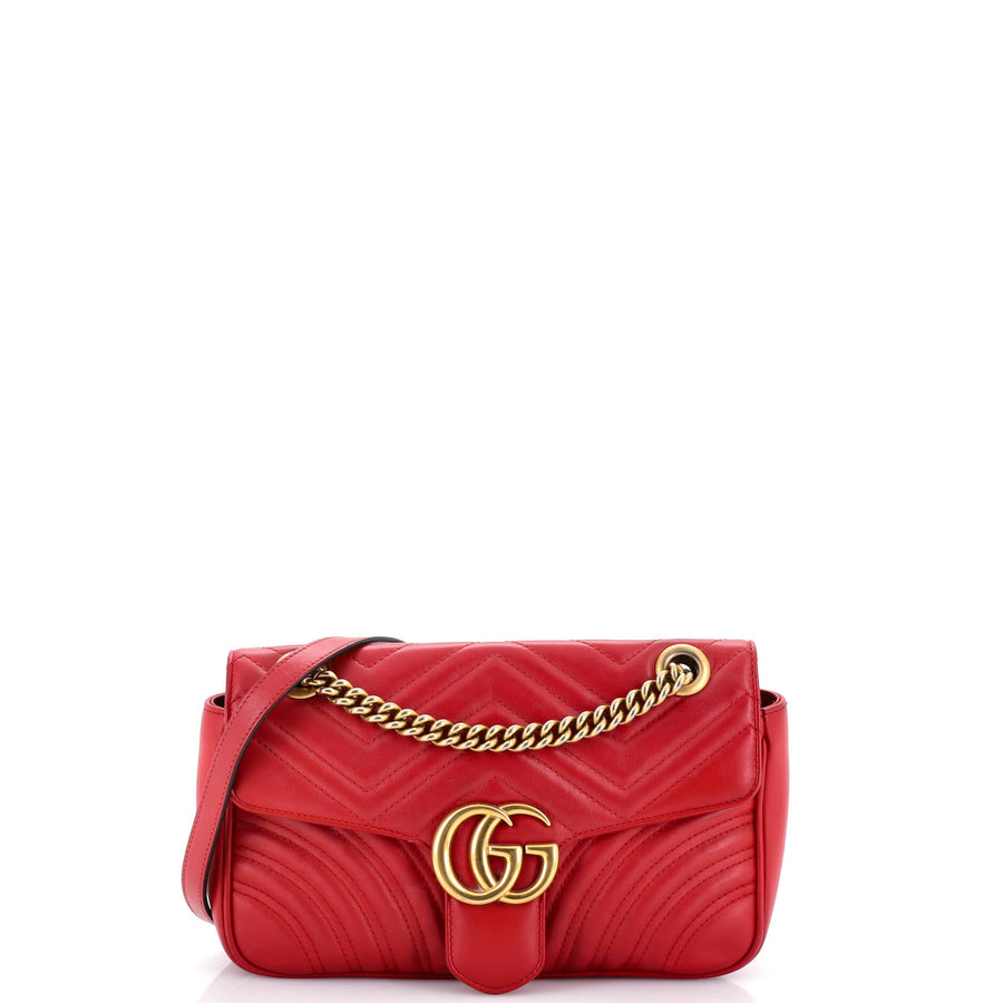 Gucci Gg Marmont Flap Bag Matelasse