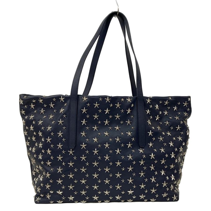 Jimmy Choo Pimlico Tote Bag Navy Leather