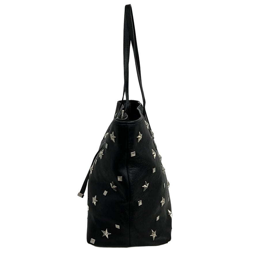 Jimmy Choo Tote Bag Black Leather