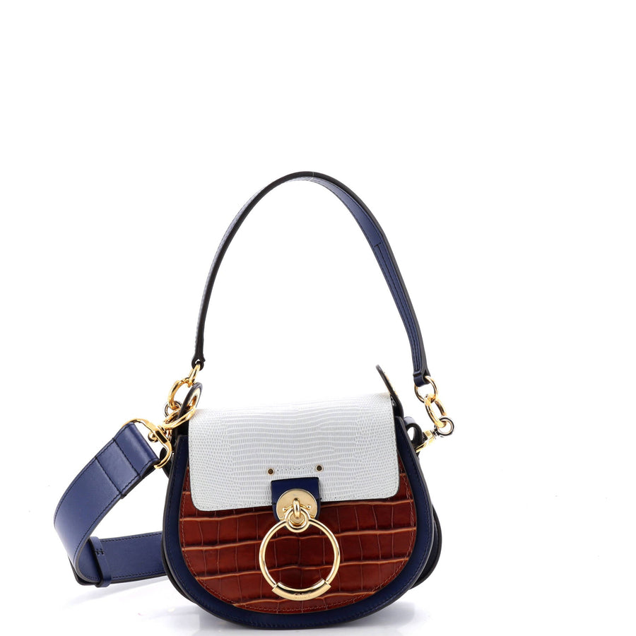 Chloe Tess Bag Crocodile And Lizard
