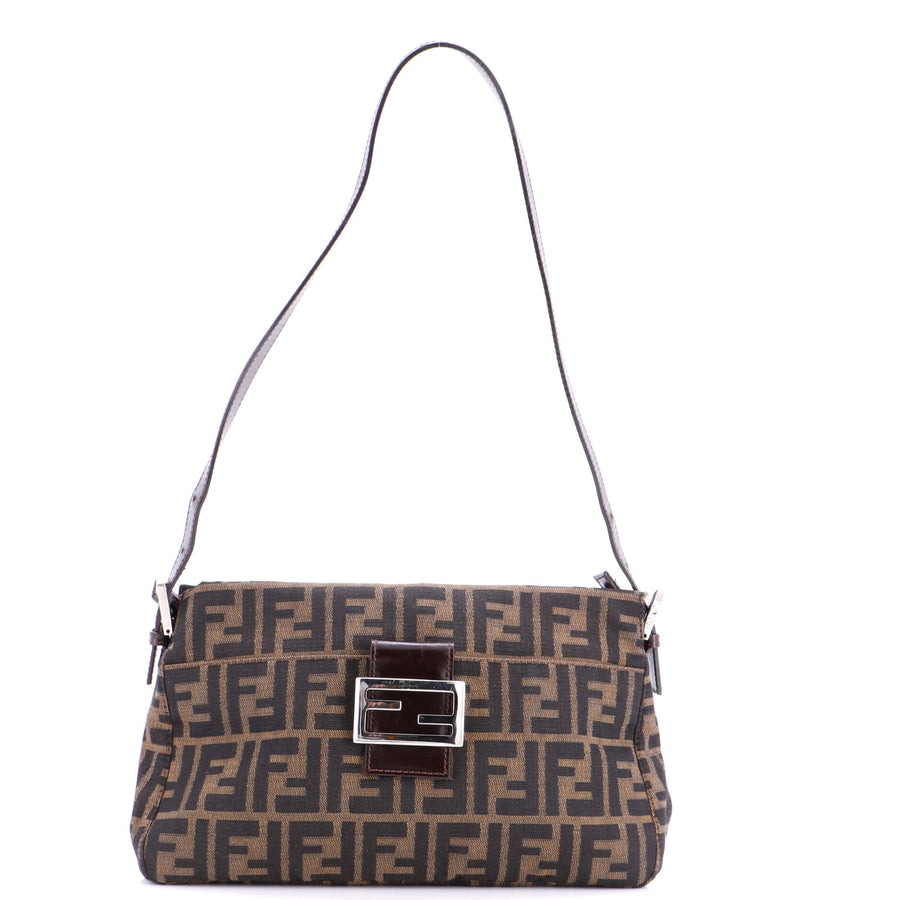 Fendi Vintage Shoulder Bag Zucca Canvas