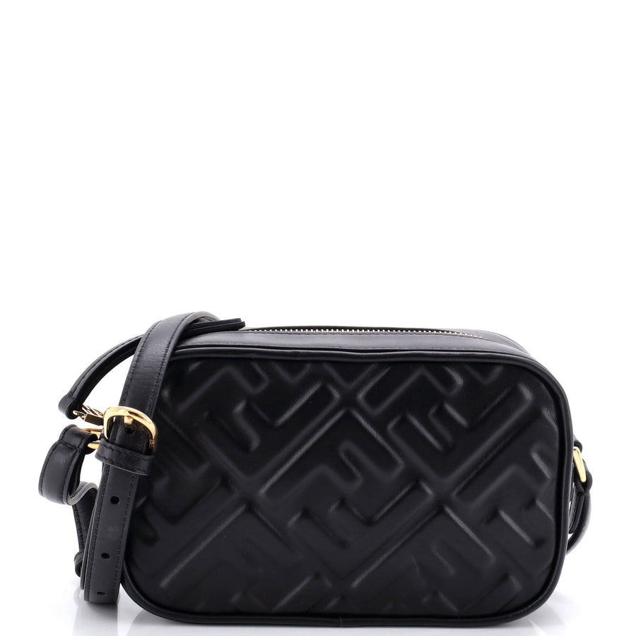 Fendi Camera Case Bag Zucca Embossed