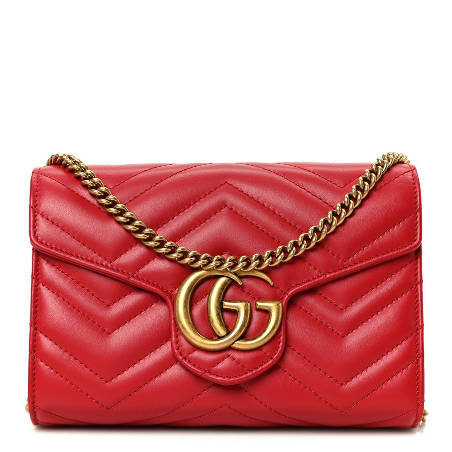 Gucci Calfskin Matelasse Gg Marmont