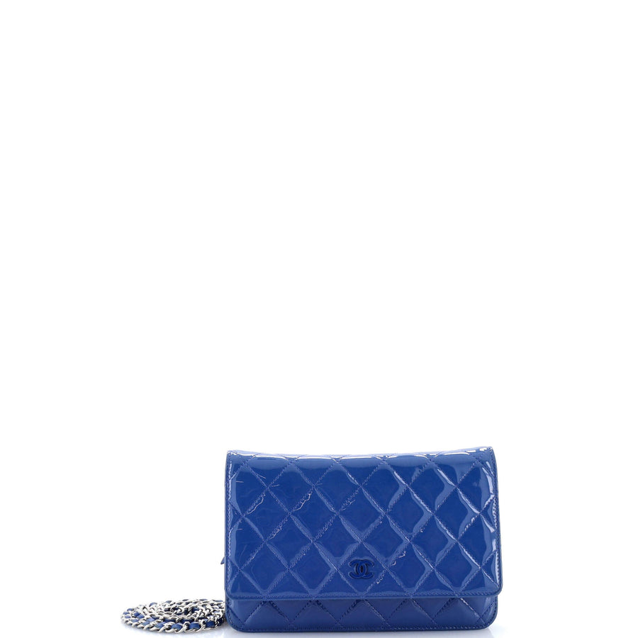 Chanel Wallet On Chain Quilted Patent