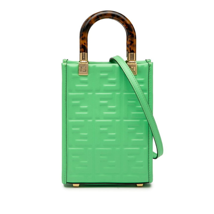 Fendi Sunshine Shopper Tote Zucca