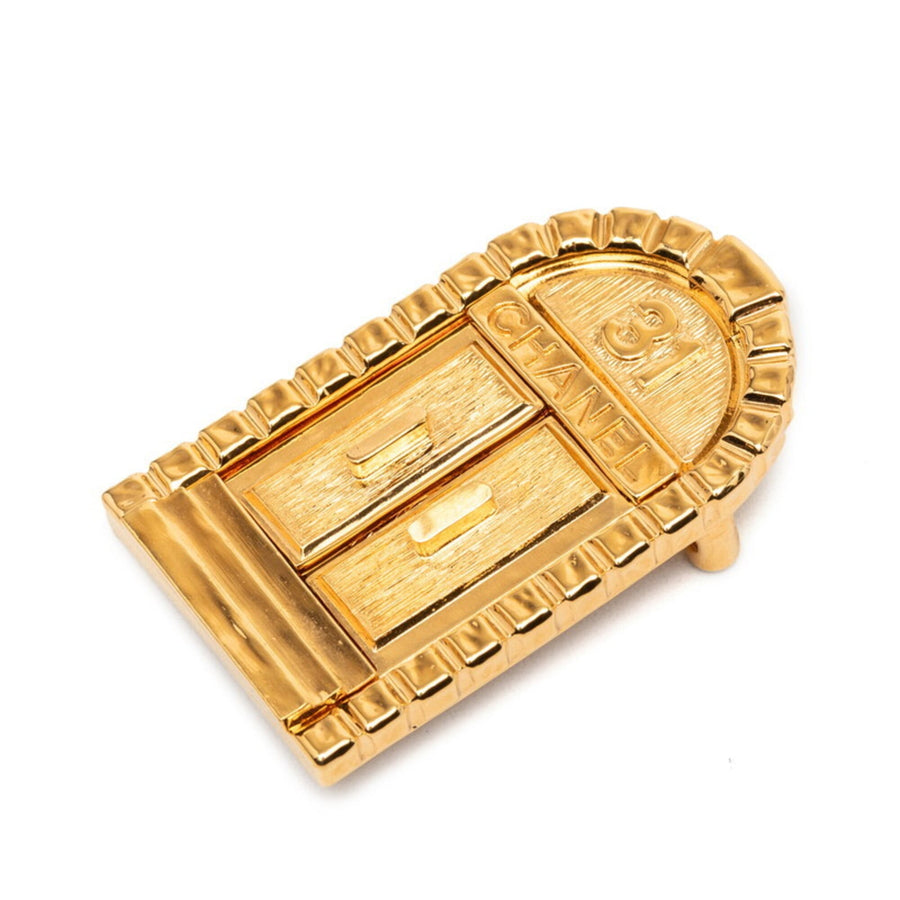 Chanel 31 Le Cambon Door Motif Brooch