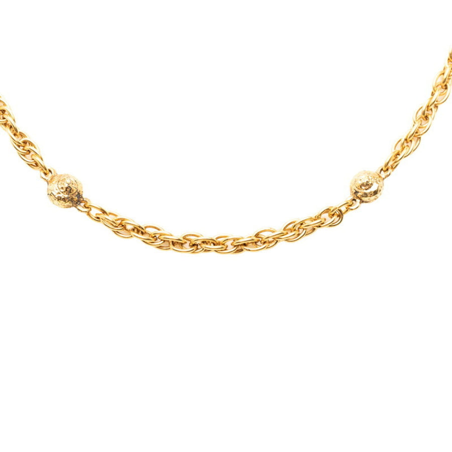 Chanel Long Pendant Necklace Metal