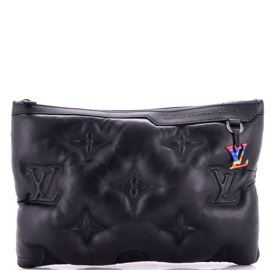 Louis Vuitton A4 Pouch Puffer Lambskin