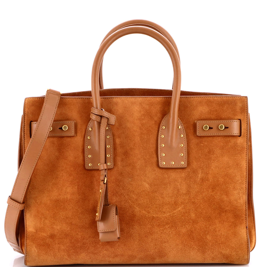 Saint Laurent Sac De Jour Bag Suede