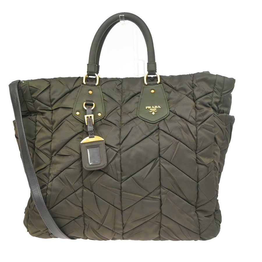 Prada Tessuto 2Way Shoulder Hand Tote