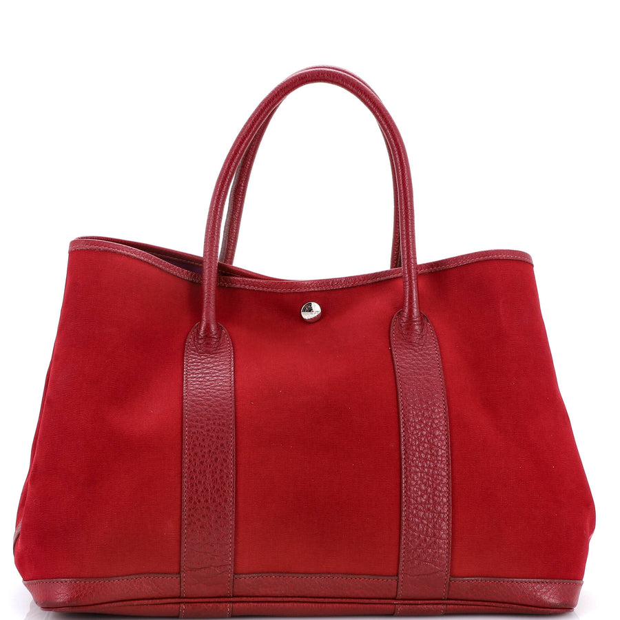 Hermes Garden Party Tote Toile And