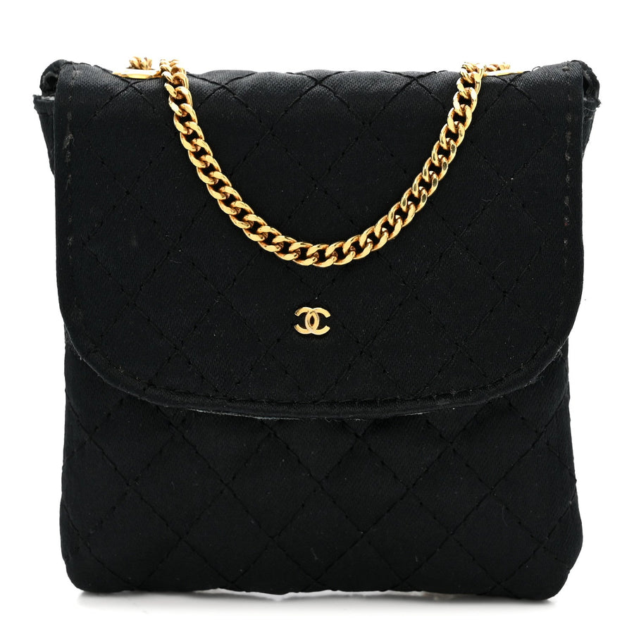 Chanel Jersey Quilted Micro Flap Bag