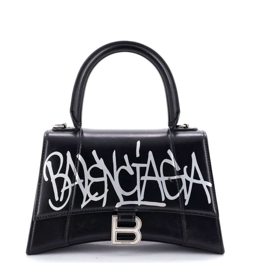 Balenciaga Graffiti Hourglass Top Handle