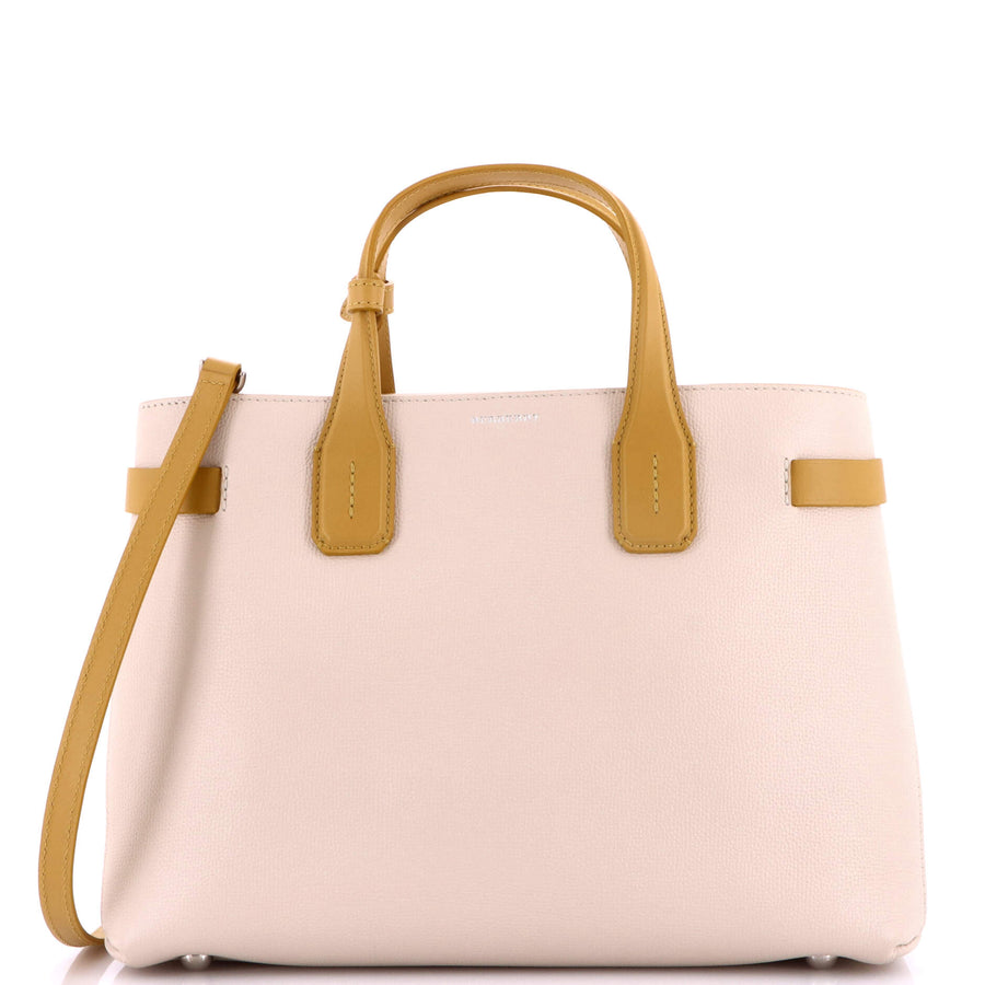 Burberry Banner Tote Leather Medium