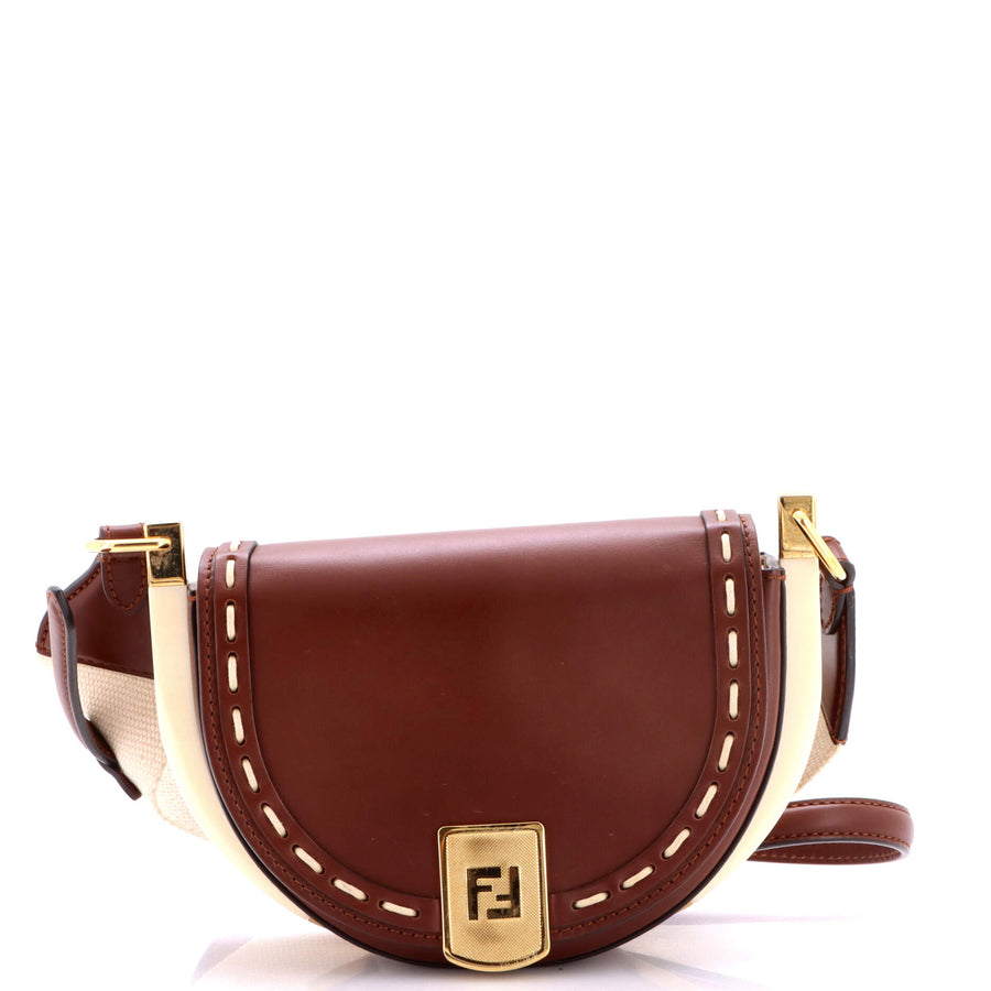 Fendi Moonlight Flap Bag Leather With