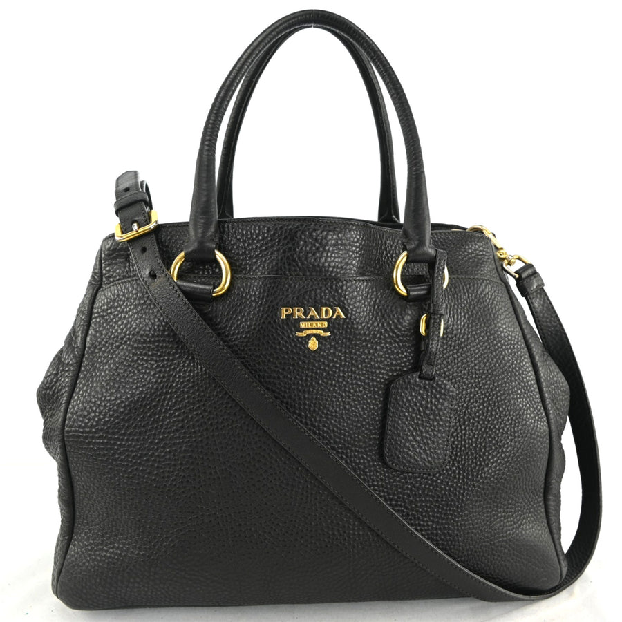 Prada Logo 2Way Handbag Shoulder